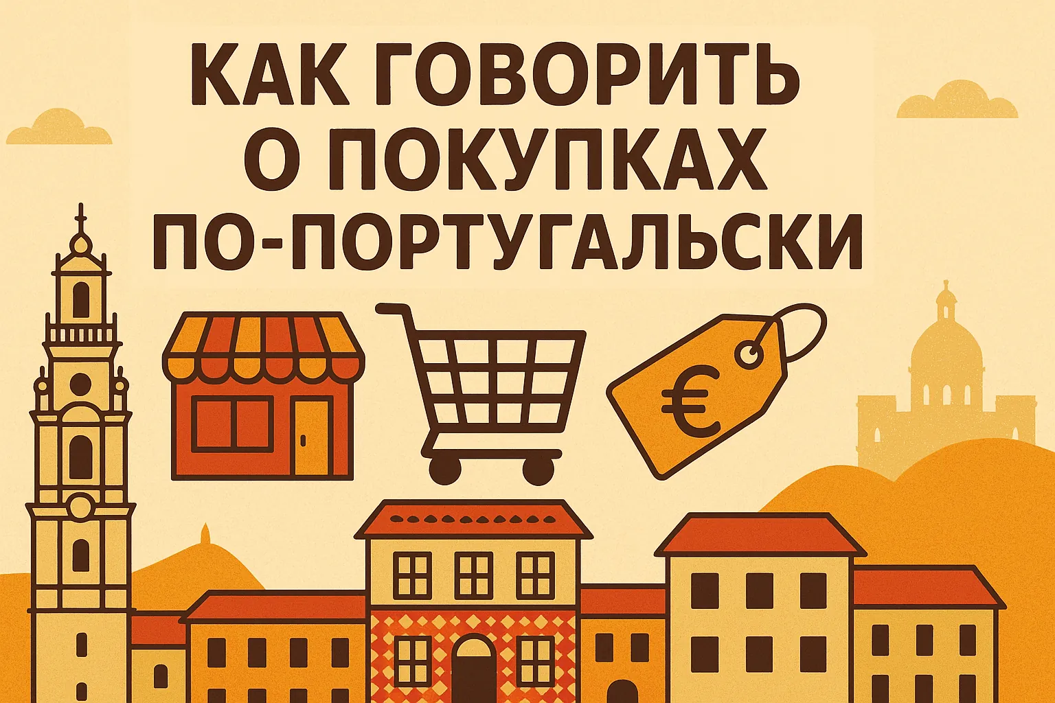 Как говорить о покупках на португальском языке