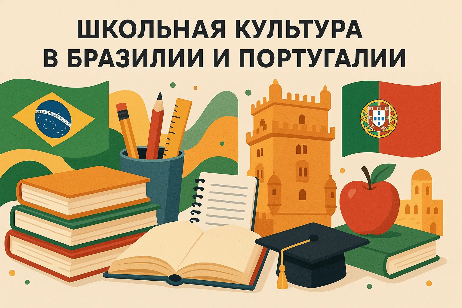 Школьная культура в Бразилии и Португалии