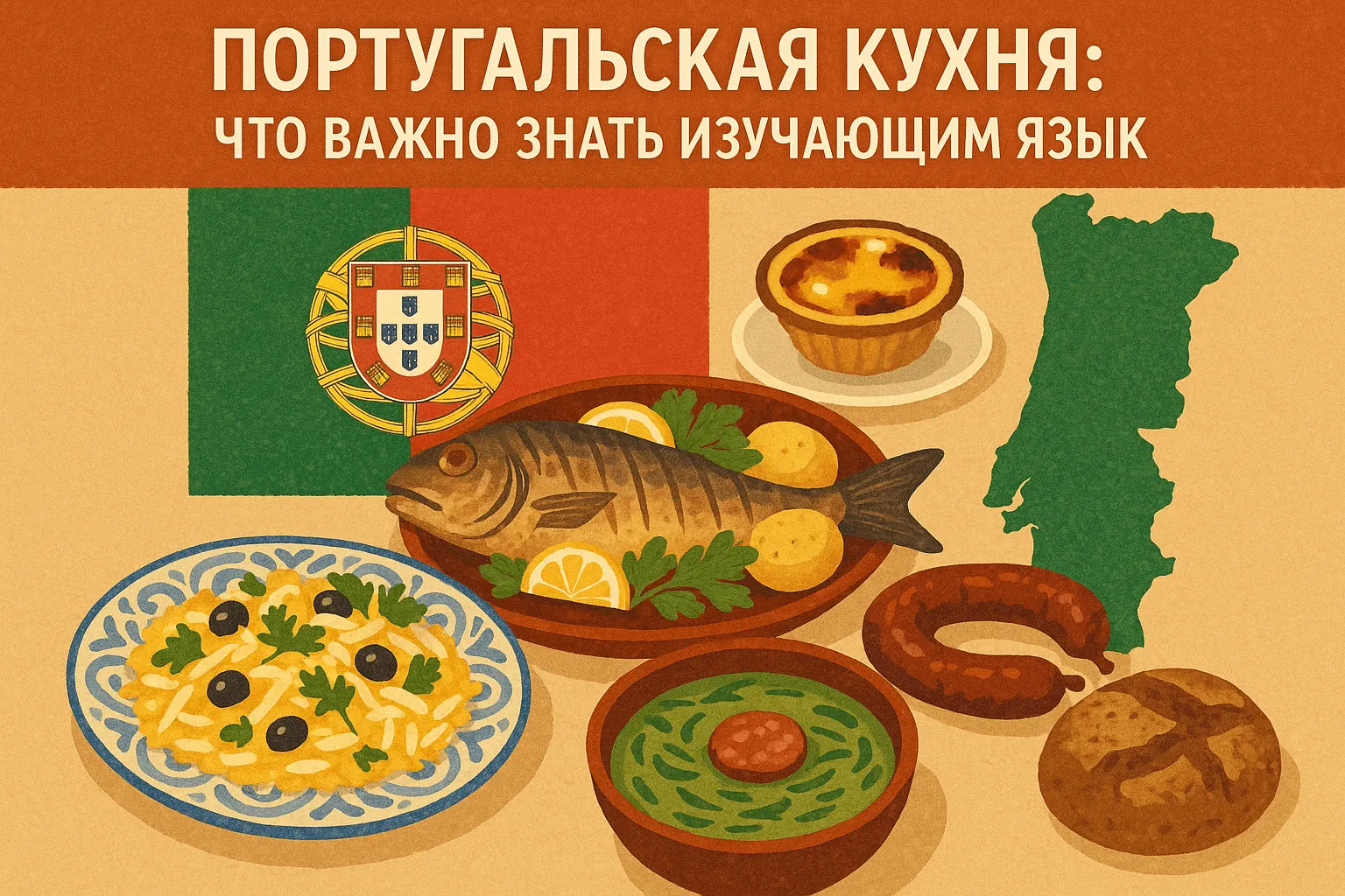 Португальская кухня: что важно знать изучающим язык