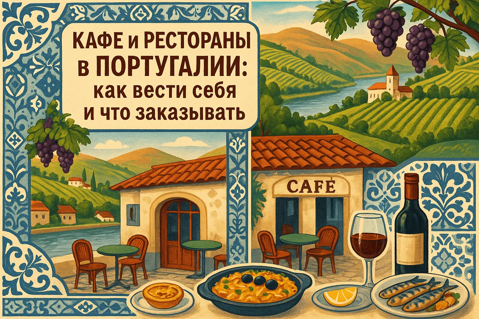 Кафе и рестораны в Португалии: как вести себя и что заказывать