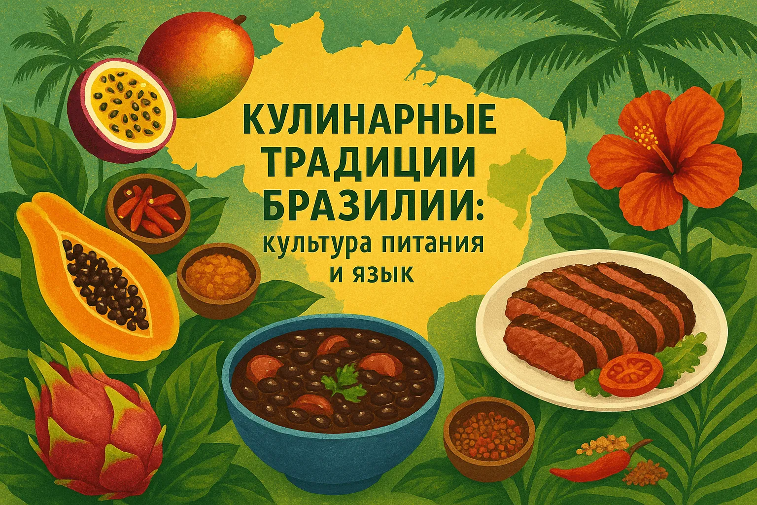 Кулинарные традиции Бразилии: культура питания и язык