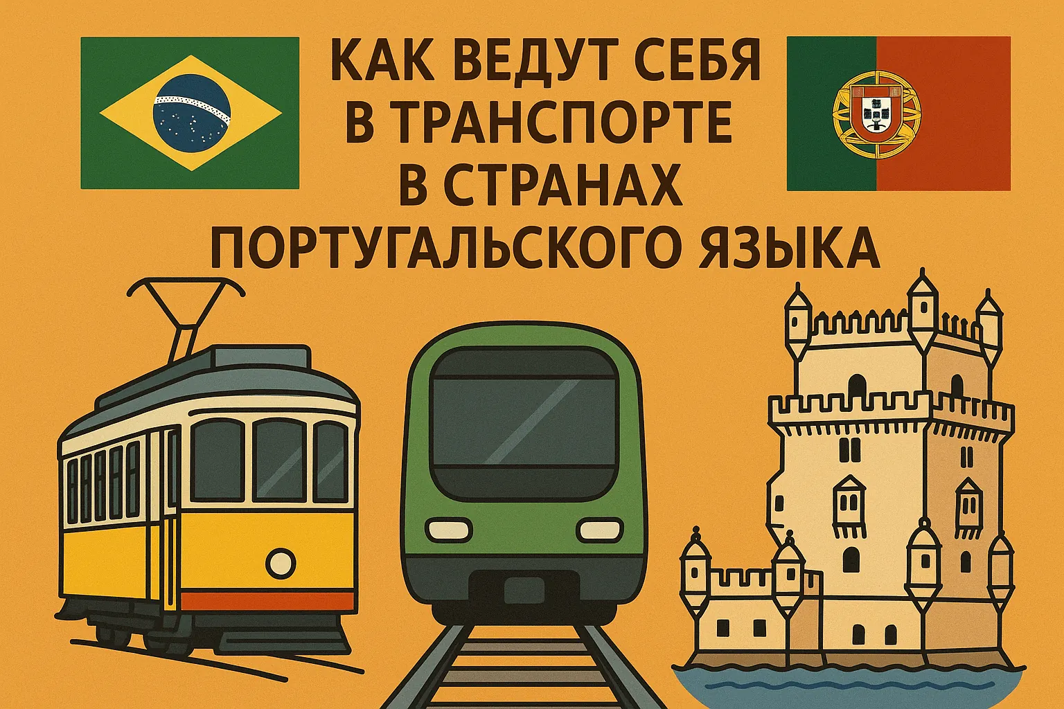 Как ведут себя в транспорте в странах португальского языка