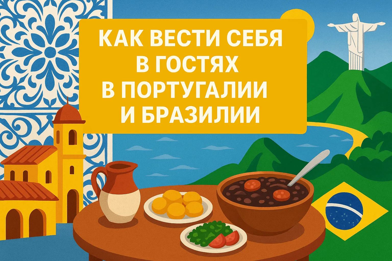 Как вести себя в гостях в Португалии и Бразилии