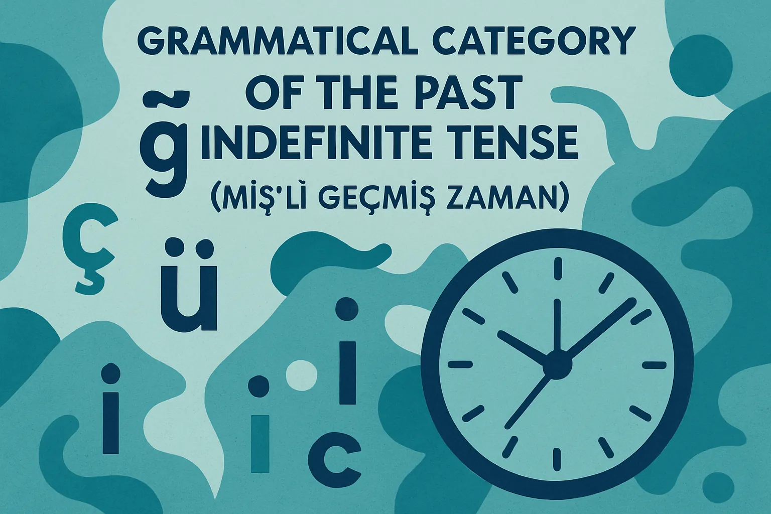 Прошедшее неопределённое время (miş’li geçmiş zaman) в турецком языке