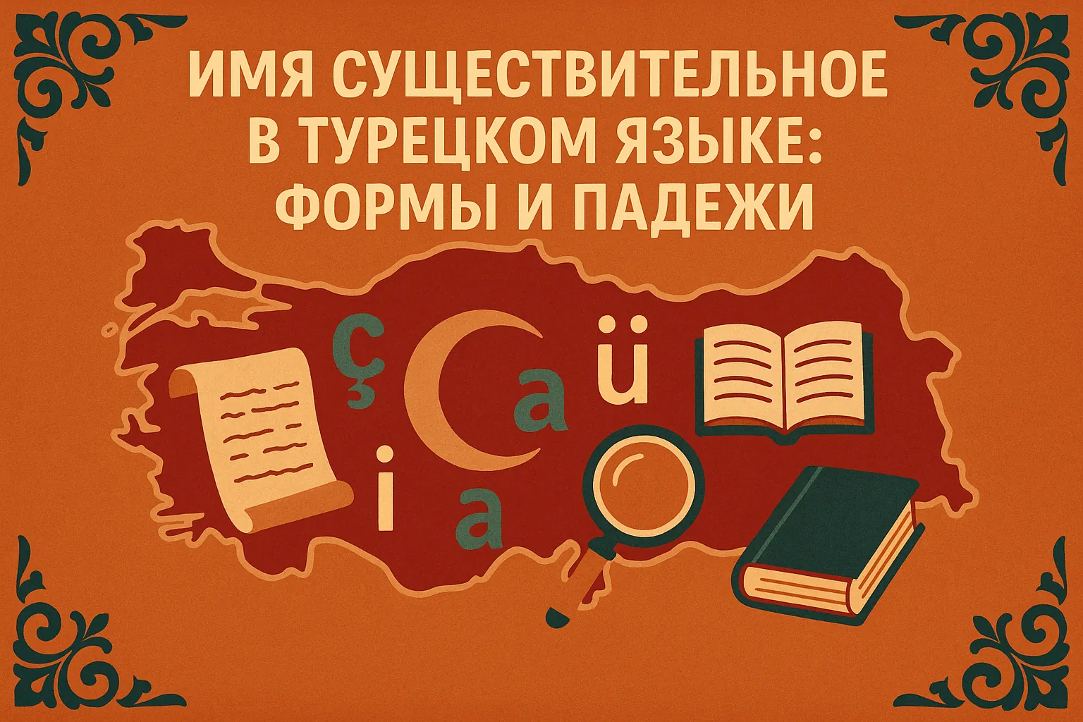 Имя существительное в турецком языке: формы и падежи