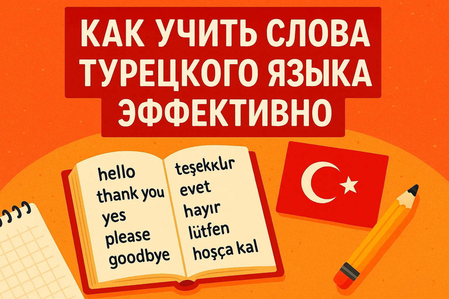Как учить слова турецкого языка эффективно