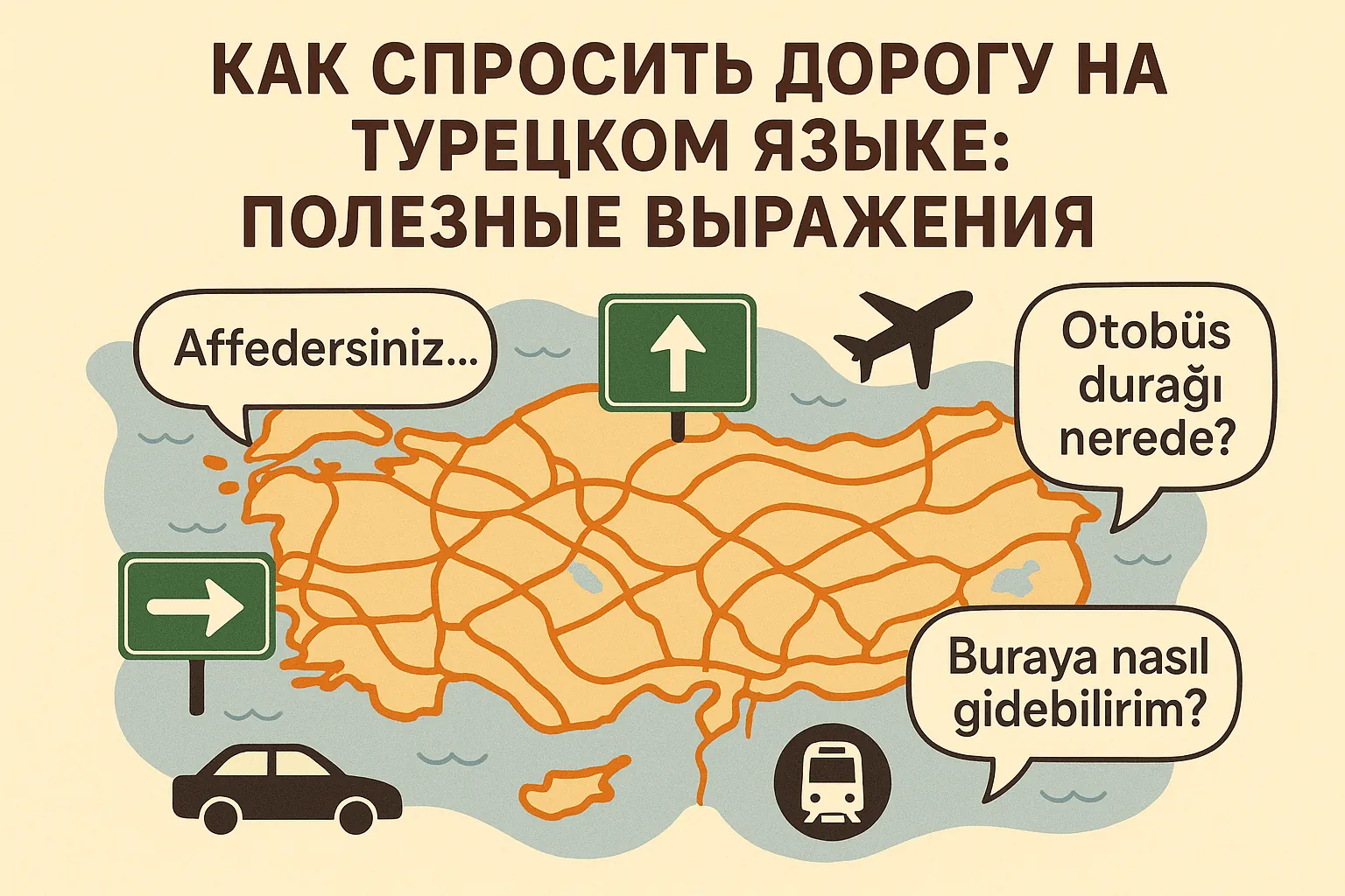 Как спросить дорогу на турецком языке: полезные выражения