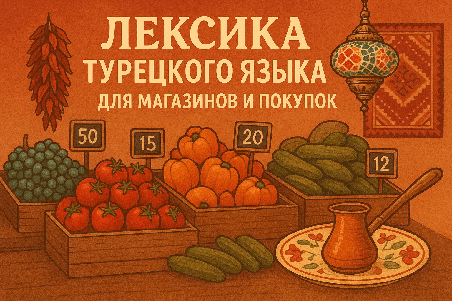 Лексика турецкого языка для магазинов и покупок