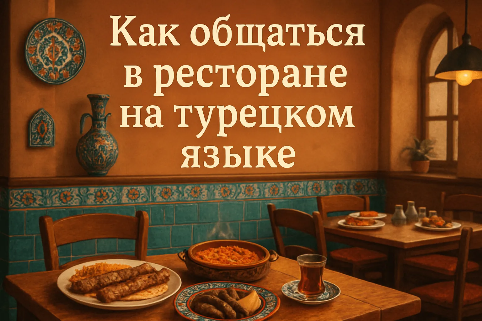 Как общаться в ресторане на турецком языке