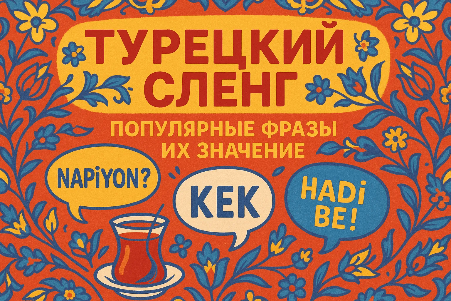Турецкий сленг: популярные фразы и их значение