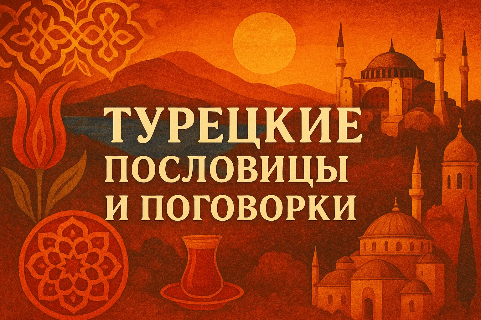 Турецкие пословицы и поговорки с переводом