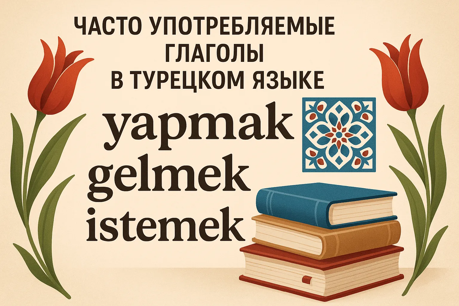 Часто употребляемые глаголы в турецком языке