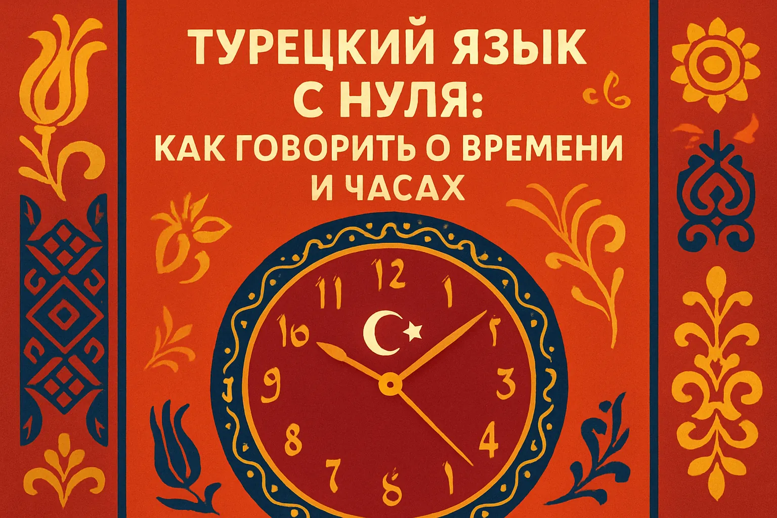 Турецкий язык с нуля: как говорить о времени и часах