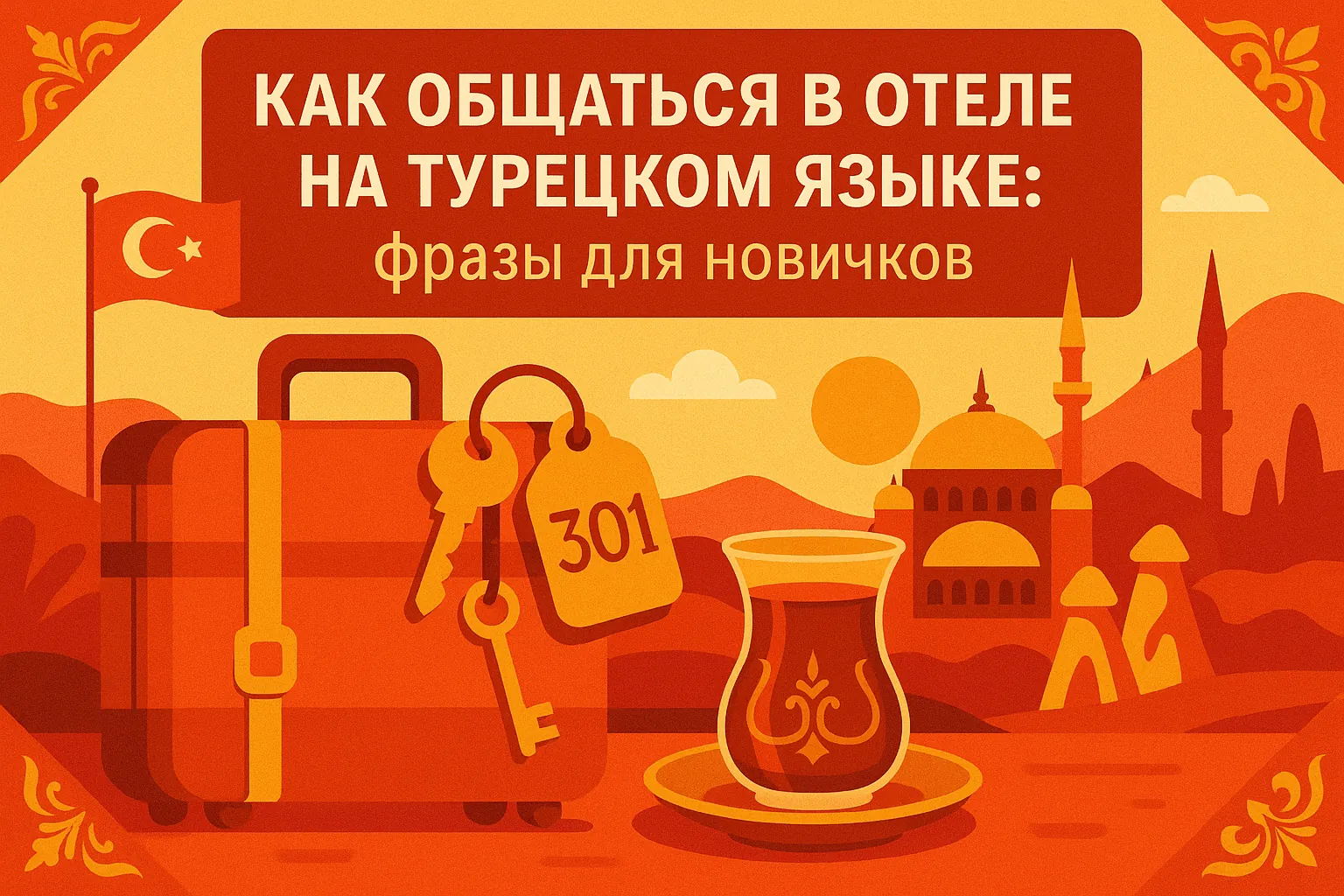 Как общаться в отеле на турецком языке: фразы для новичков