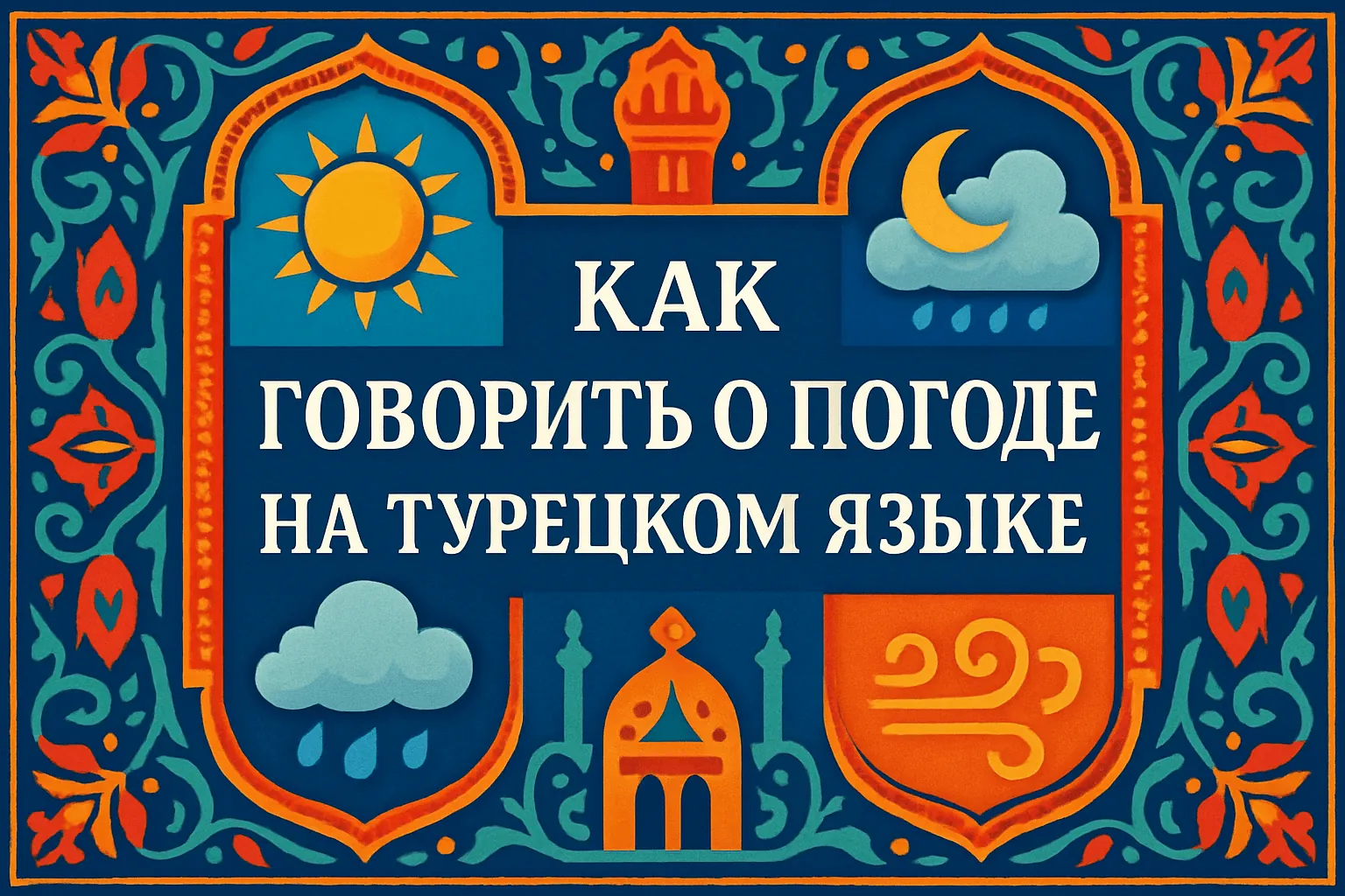 Как говорить о погоде на турецком языке
