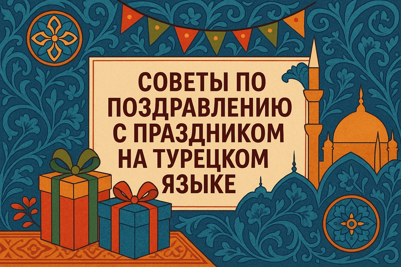 Как поздравить с праздником на турецком языке