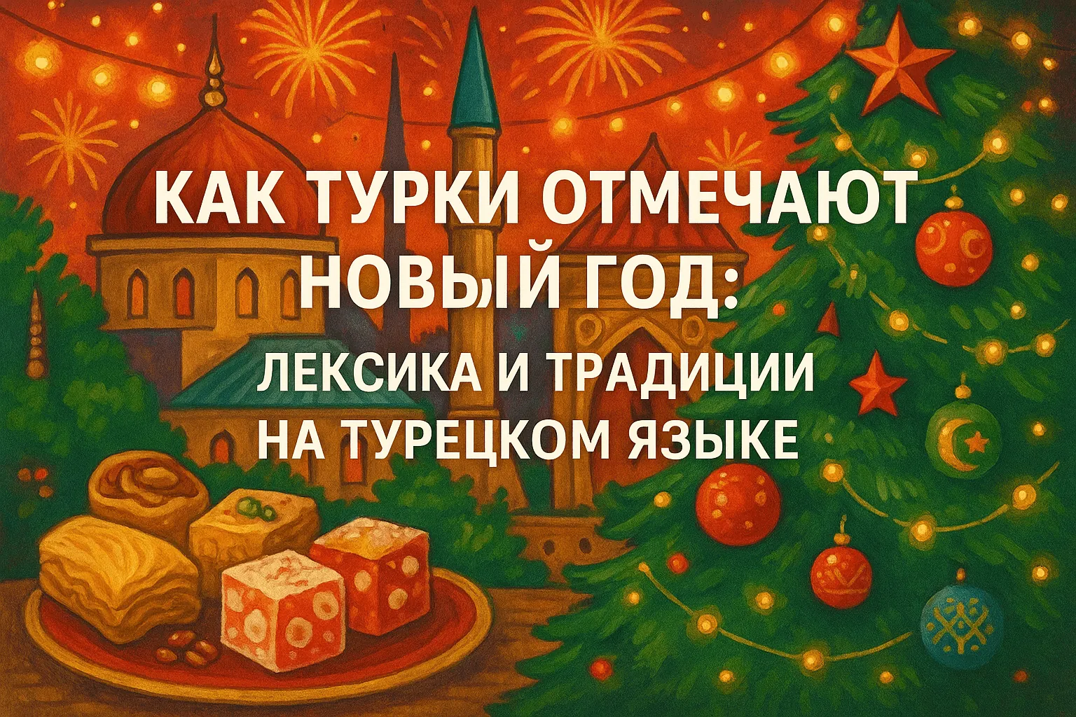 Как турки отмечают Новый год: лексика и традиции на турецком языке