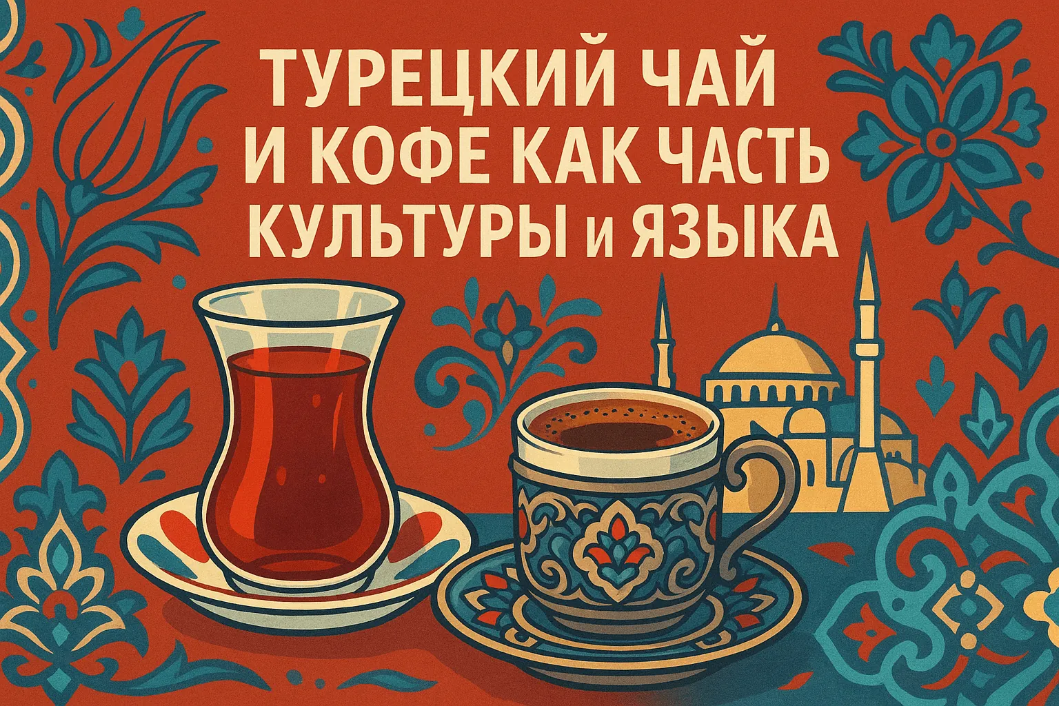 Турецкий чай и кофе как часть культуры и языка