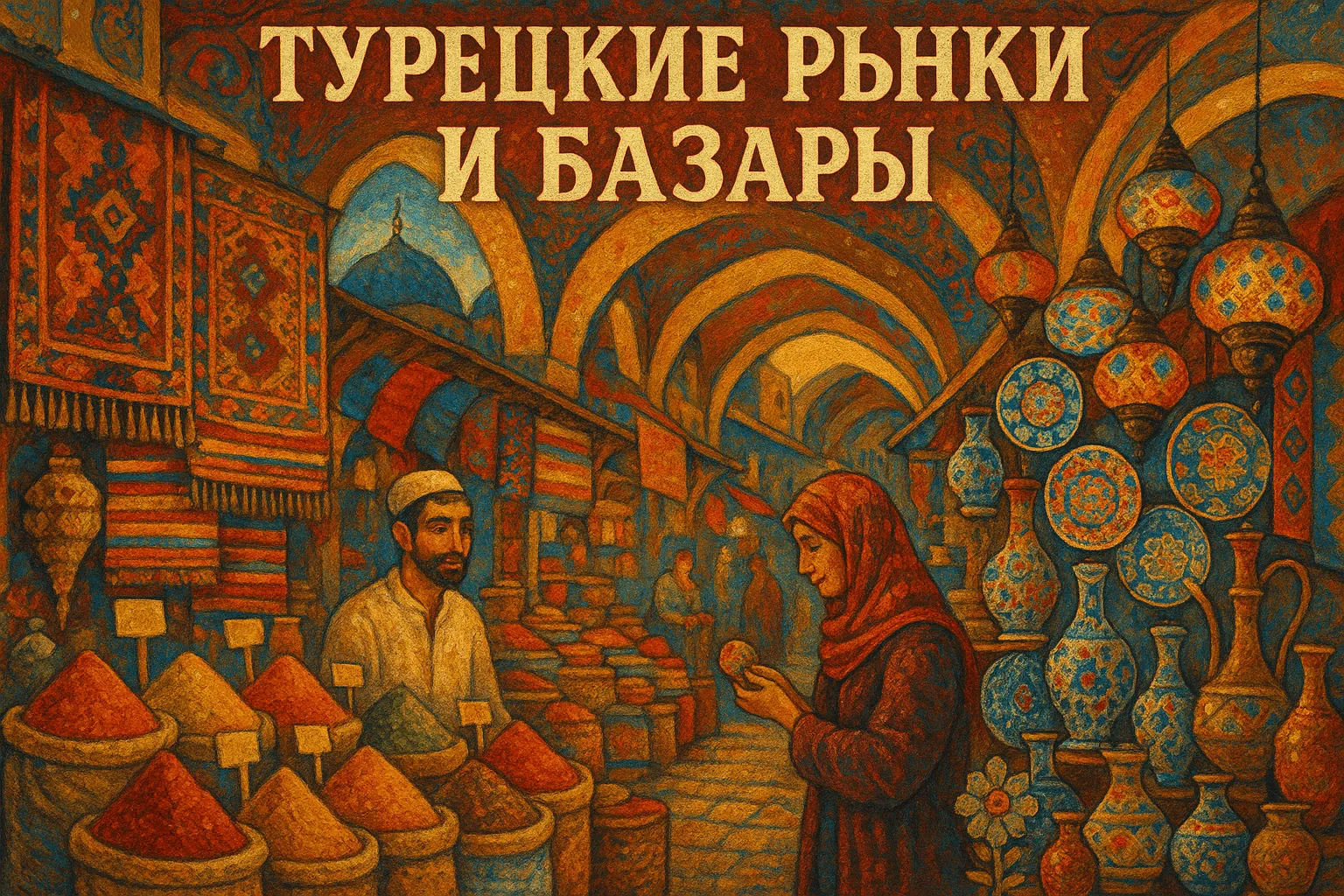 Турецкие рынки и базары: культура покупок и язык общения
