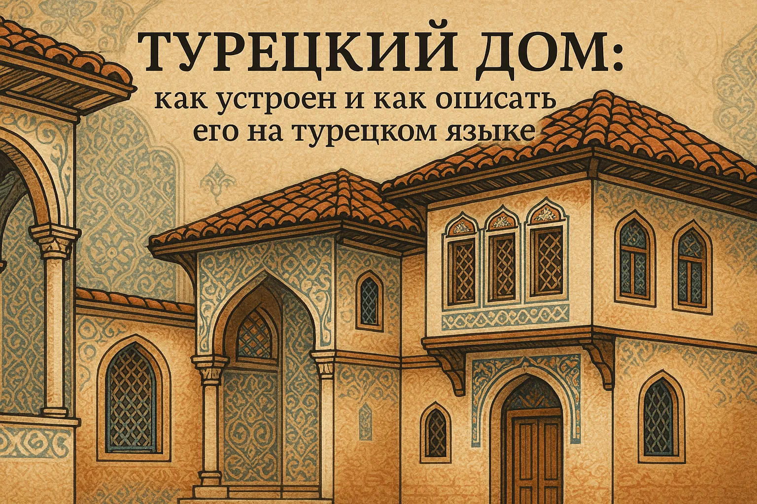 Турецкий дом: как устроен и как описать его на турецком языке