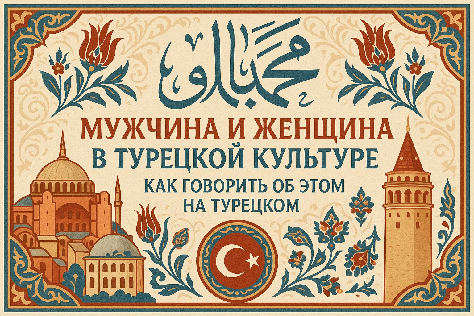Мужчина и женщина в турецкой культуре: как говорить об этом на турецком