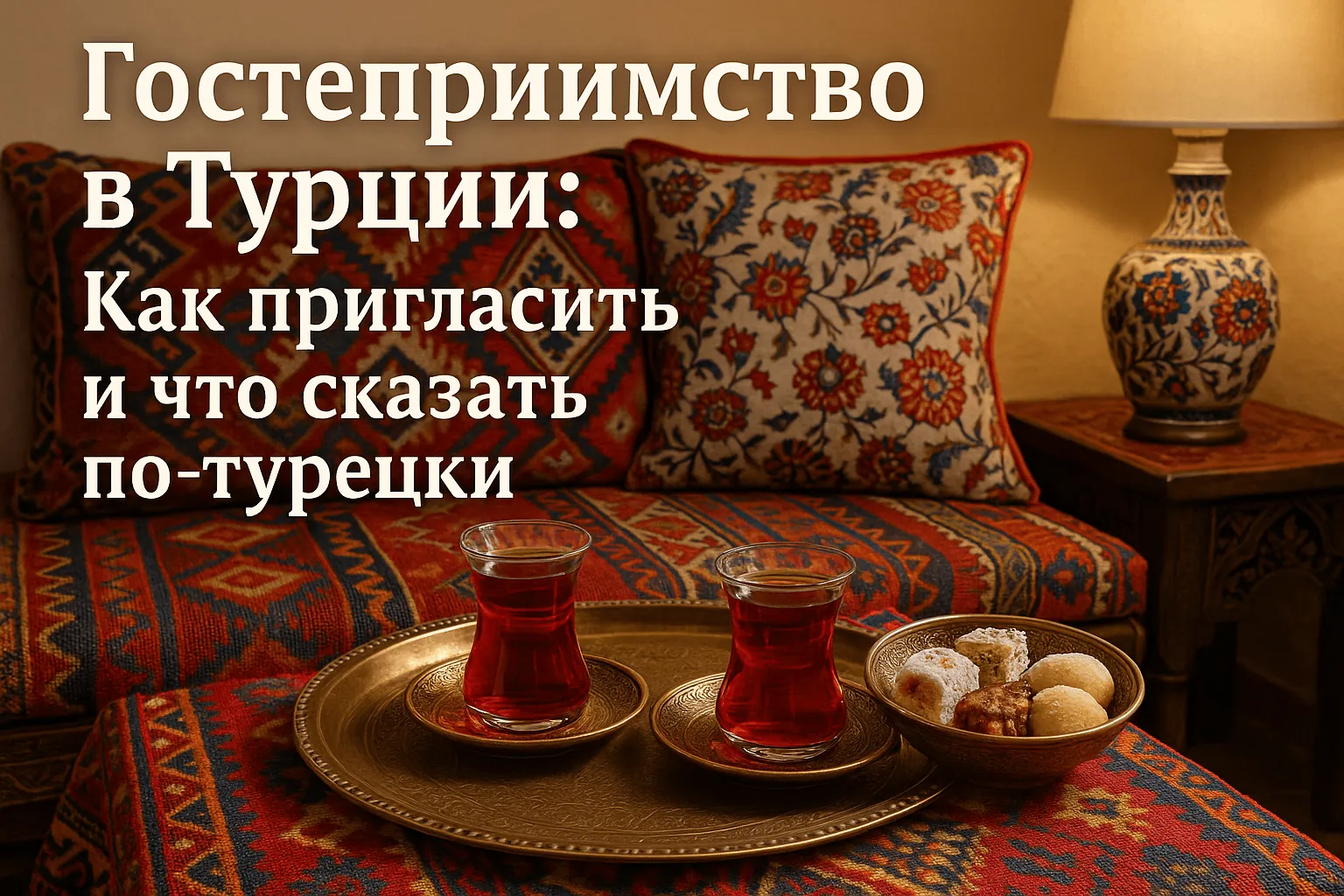 Гостеприимство в Турции: как пригласить и что сказать по-турецки