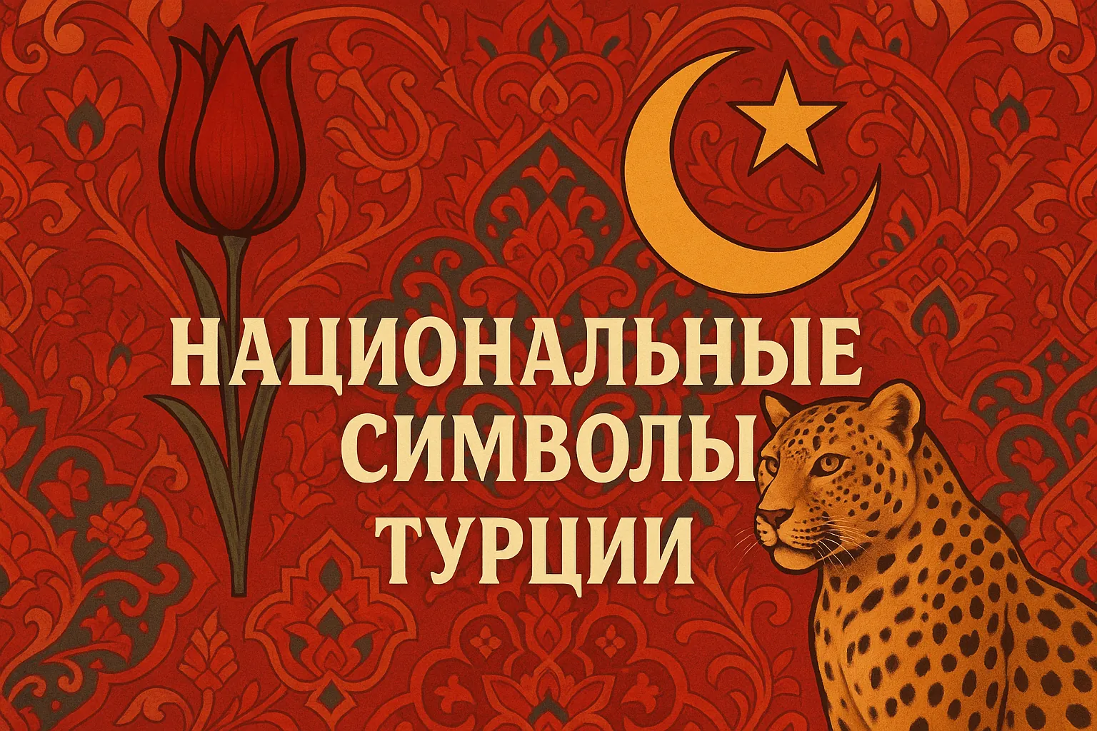 Национальные символы Турции и их названия на турецком языке