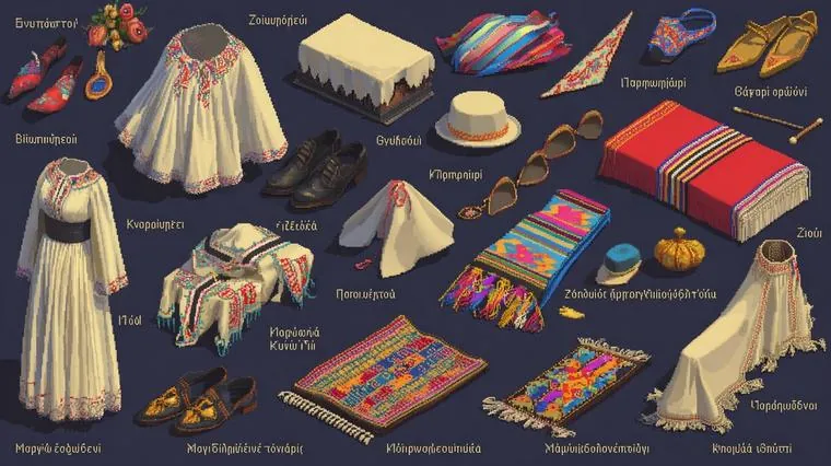 Лексика греческого языка по теме "одежда и обувь"