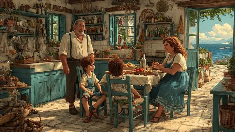 Как выглядит обычный день в греческой семье