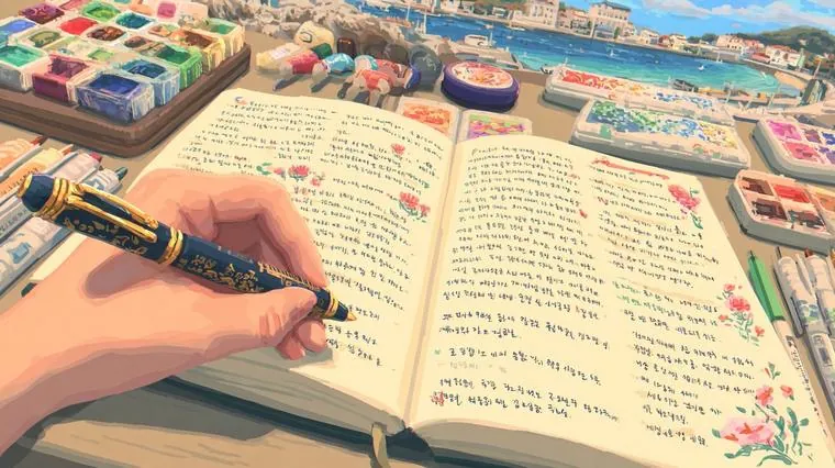 Как делать записи в тетради по-корейски: секреты структуры и памяти