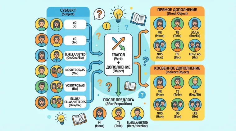 Личные местоимения в испанском языке: полное руководство