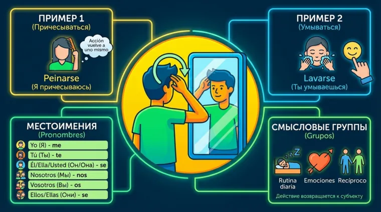 Возвратные глаголы в испанском языке: как использовать