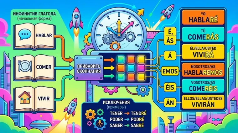 Будущее время Futuro Simple в испанском языке: как образуется