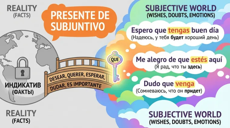Presente de Subjuntivo в испанском языке: примеры и правила