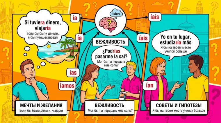 Условное наклонение Condicional Simple в испанском языке