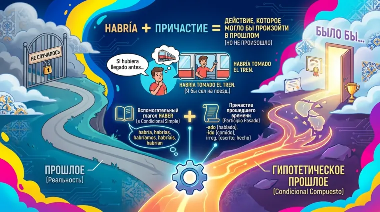 Сложное условное время в испанском языке: Condicional Compuesto