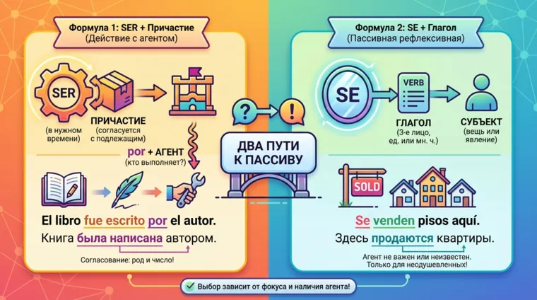 Страдательный залог в испанском языке: как образуется