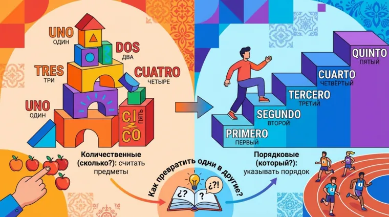 Числительные в испанском языке: количественные и порядковые