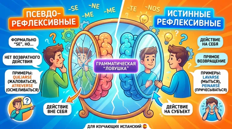 Псевдорефлексивные глаголы в испанском языке