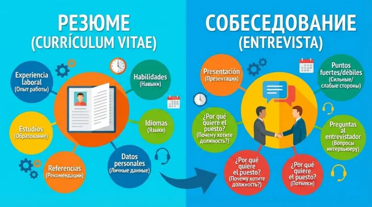 Испанская лексика для резюме и собеседования