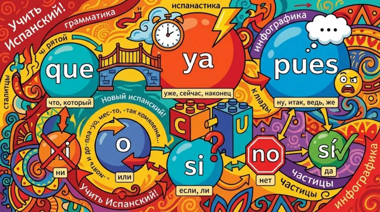 Частицы в испанском языке: que, ya, pues и другие