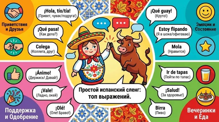 Простой испанский сленг: топ выражений