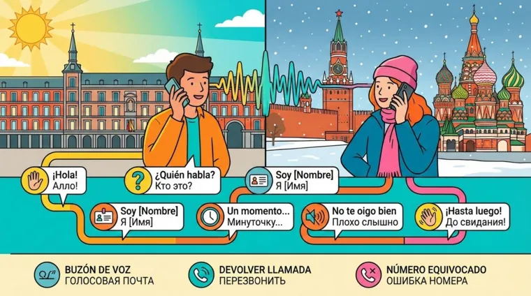 Лексика для общения по телефону на испанском