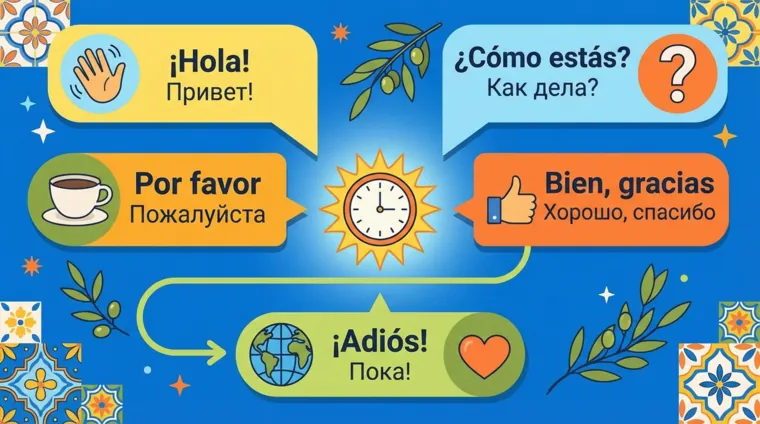 Простые испанские фразы на каждый день