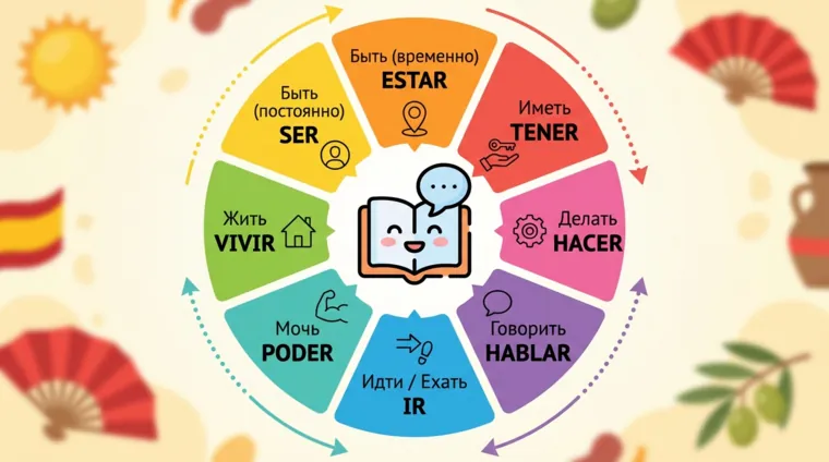 Частые глаголы в испанском языке для начинающих