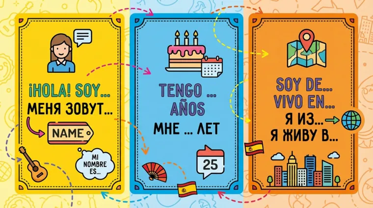 Как говорить о себе на испанском: имя, возраст, город