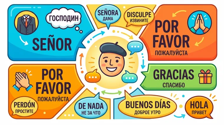Вежливость на испанском: señor, por favor, gracias и др.