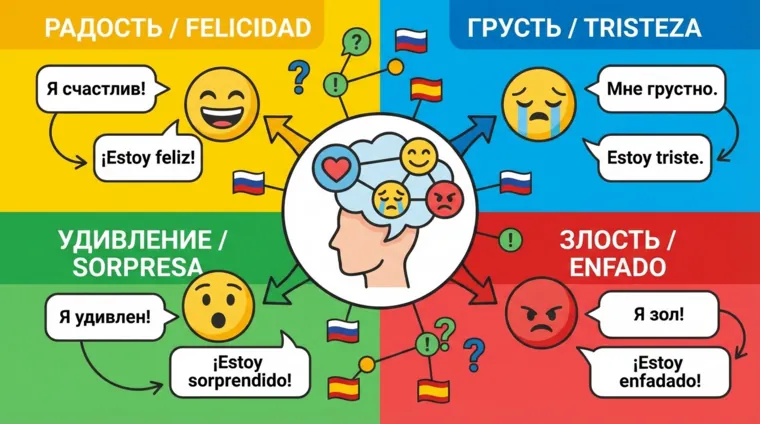 Как выражать эмоции на испанском языке