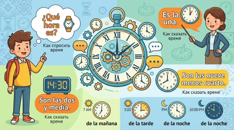 Время и часы на испанском: как спросить и сказать