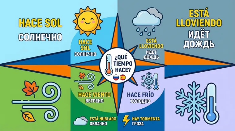 Погода на испанском: как описать и понять